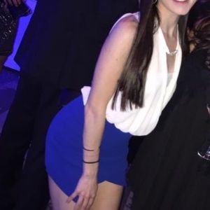 blue and white dress ! worn once! size small